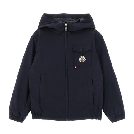 kids atelier moncler Navy Xavian Hooded Jacket