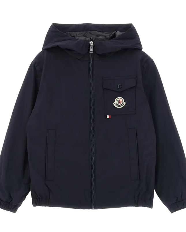 kids atelier moncler Navy Xavian Hooded Jacket