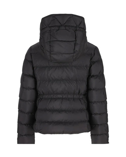 kids atelier moncler Black Avoce Hooded Down Jacket