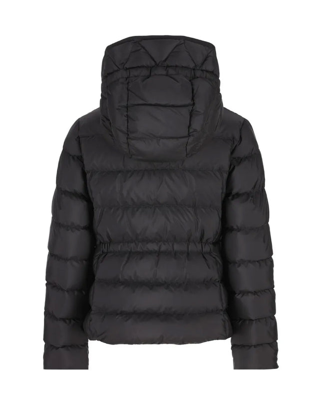kids atelier moncler Black Avoce Hooded Down Jacket