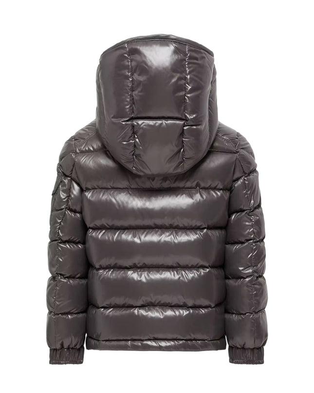 kids atelier moncler Charcoal New Moncler Maya Hooded Down Jacket