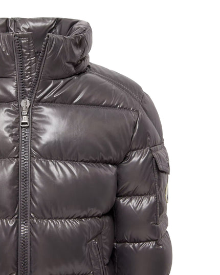 kids atelier moncler Charcoal New Moncler Maya Hooded Down Jacket