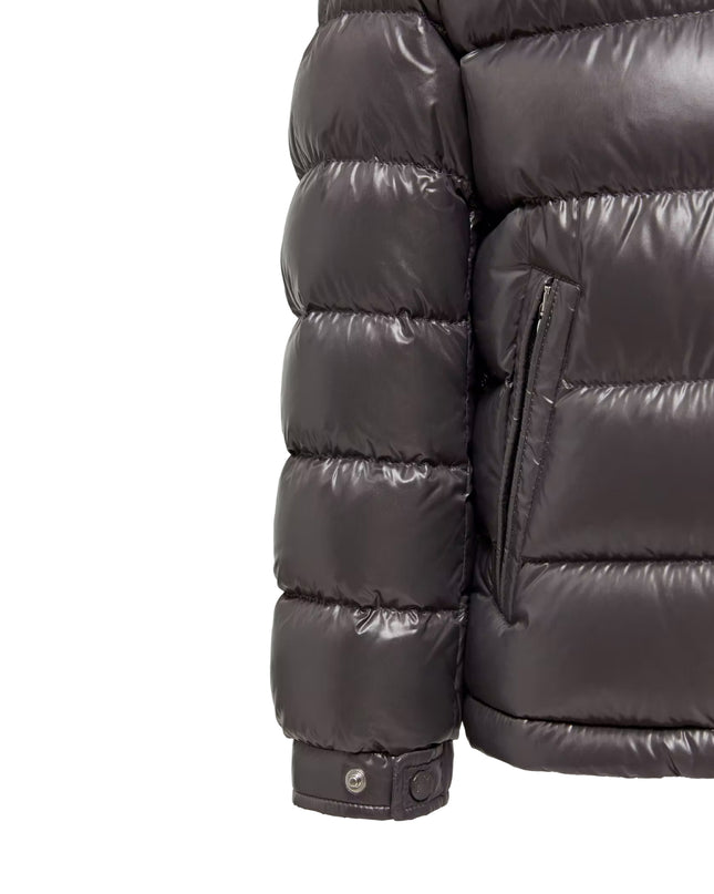 kids atelier moncler Charcoal New Moncler Maya Hooded Down Jacket