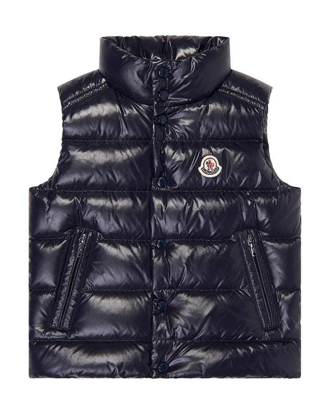 kids atelier moncler Navy Down Padded Tib Vest