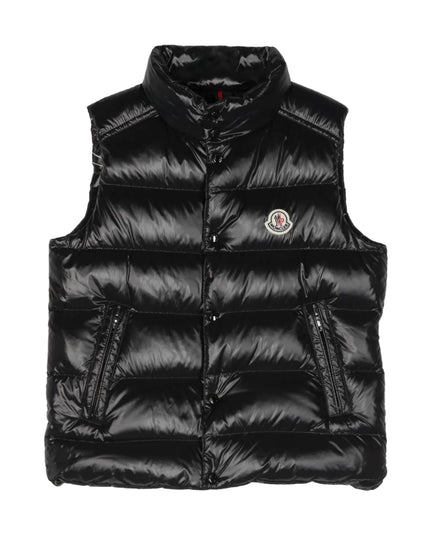 kids atelier moncler Black Down Padded Tib Vest