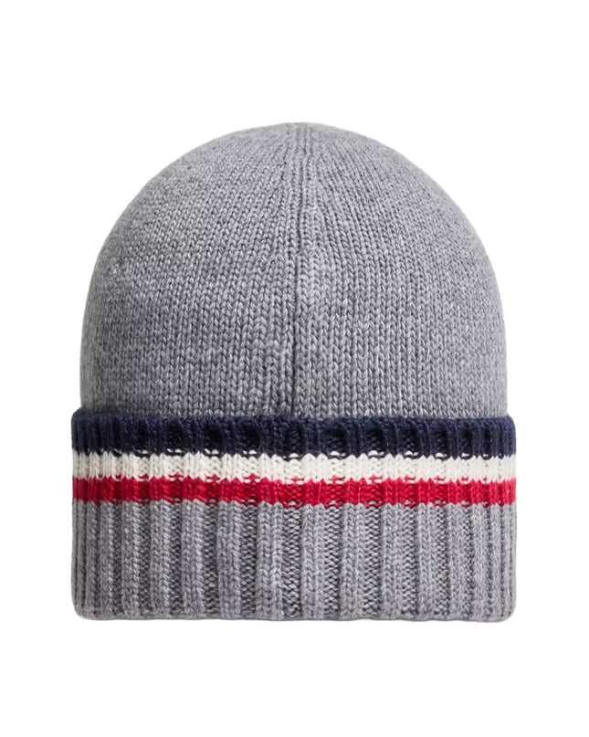 kids atelier moncler Grey Wool & Cashmere Beanie