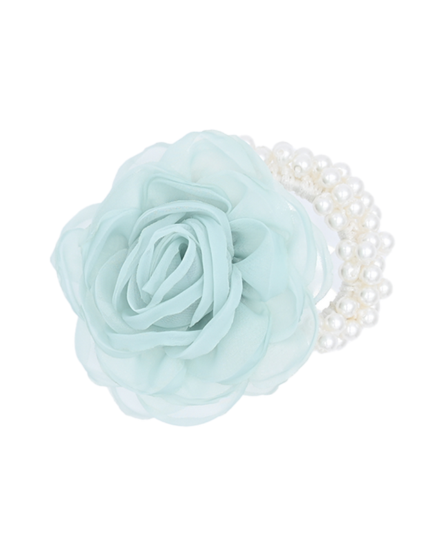 mimi tutu-MTPCS25001-Tulle Rose Scrunchie