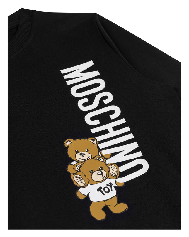 Black Bear Logo Print Sweatshirt