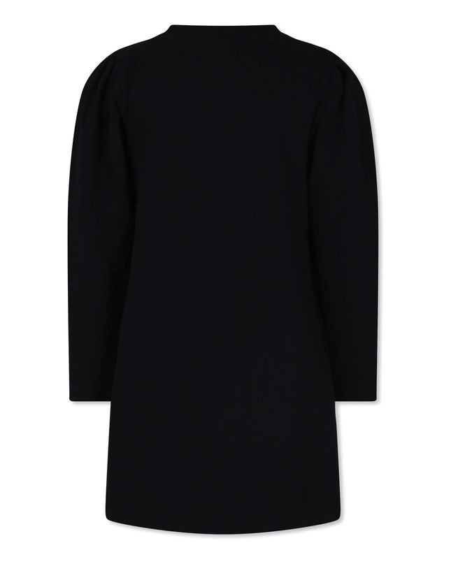 Black Heart Bear Over Logo Print Dress