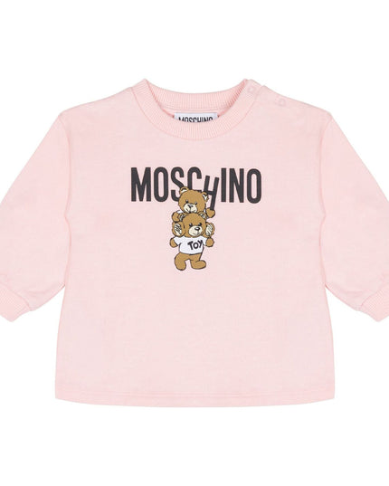 Pink Bear Logo Dress