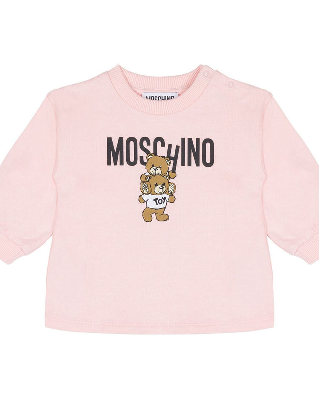 Pink Bear Logo Dress