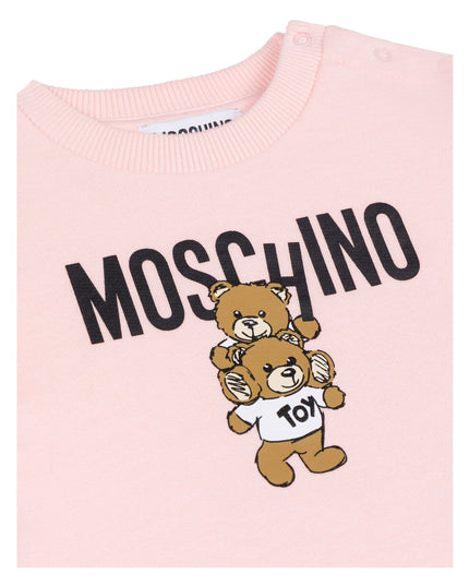 Pink Bear Logo Dress
