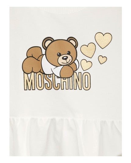White Bear Print Dress