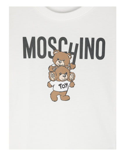 White Bears Logo Print T-shirt