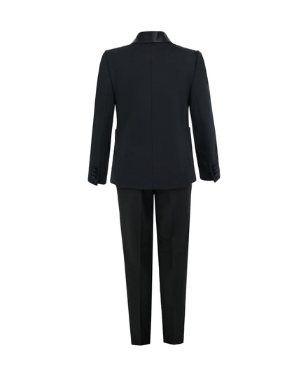 kids atelier moustache Navy Mason Single‑Button Blazer Suit Set