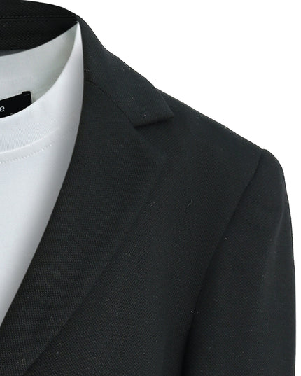 kids atelier moustache Black Slim-Fit Suit Set