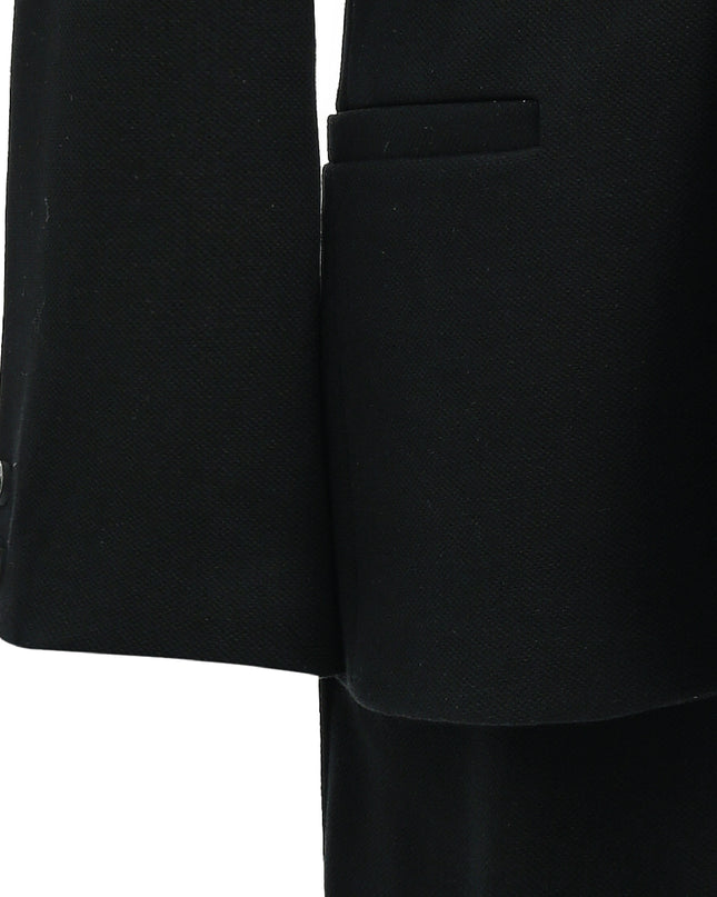 kids atelier moustache Black Slim-Fit Suit Set