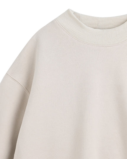 kids atelier moustache Beige Crewneck Sweatshirt
