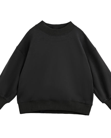 kids atelier moustache Gray Crewneck Sweatshirt