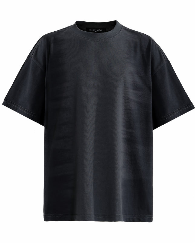kids atelier moustache Black Essentials T‑Shirt