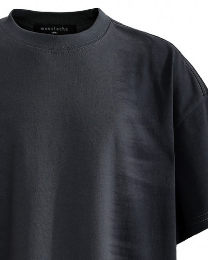 kids atelier moustache Black Essentials T‑Shirt