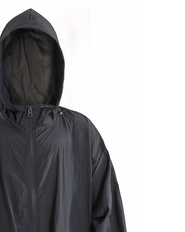 kids atelier moustache Black Hooded Jacket
