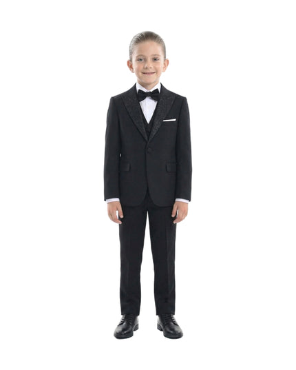 kidsatelier-moustache-Black-Classic-Glitter-Lapel-Tuxedo