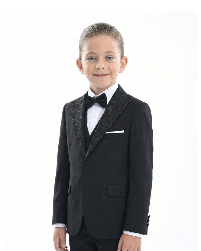 kidsatelier-moustache-Black-Classic-Glitter-Lapel-Tuxedo