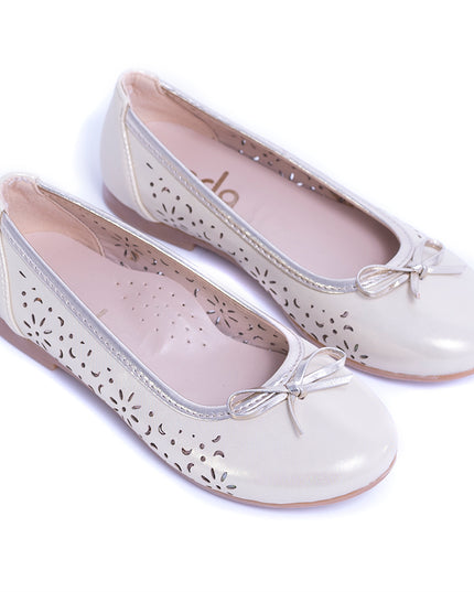 PERLA-V11F-GOLD-PERFORATED FLATS