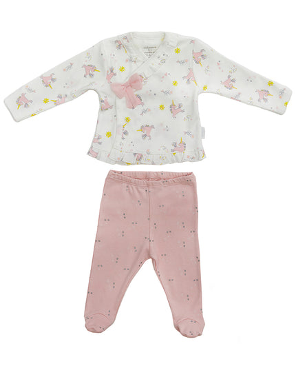 Andy Wawa-ECRU-BABY SET 2 PCS SET UNICORN-AC22715