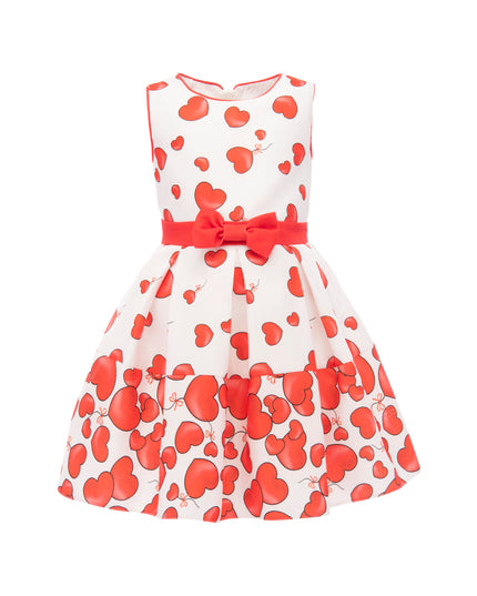 Mimi Tutu-Red Hearts Dress-310503CA-Red