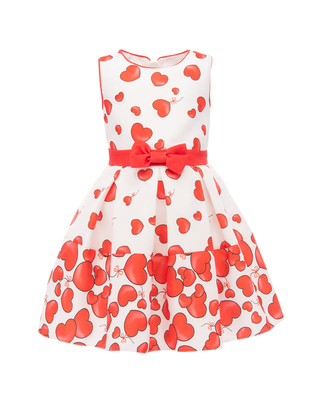 Mimi Tutu-Red Hearts Dress-310503CA-Red