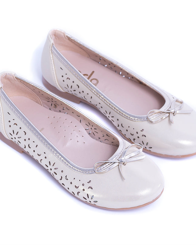 PERLA-V11P-GOLD-PERFORATED FLATS