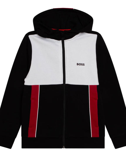 Colorblock Zip-Up Hoodie