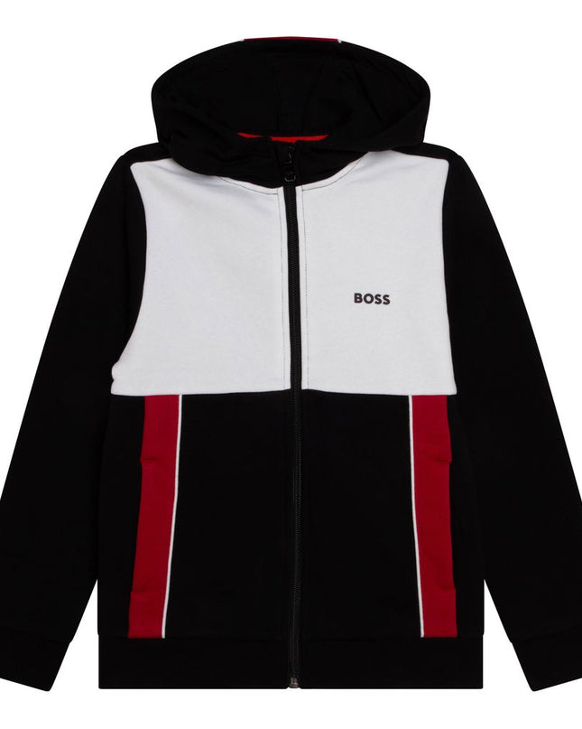 Colorblock Zip-Up Hoodie