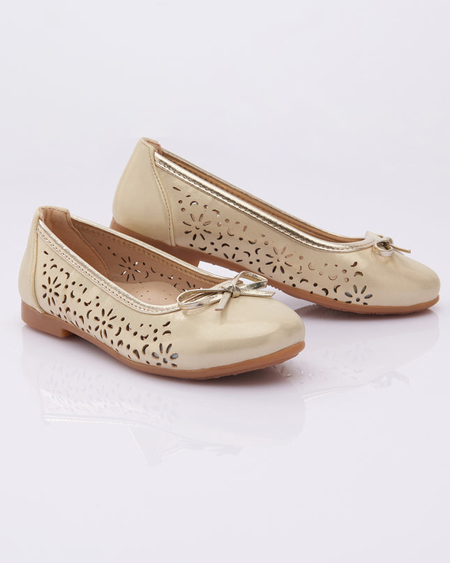 PERLA-V11F-GOLD-PERFORATED FLATS