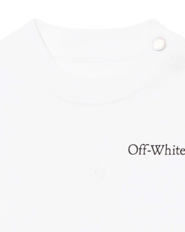 kids atelier off white White Arrow Acrylic Jersey Set