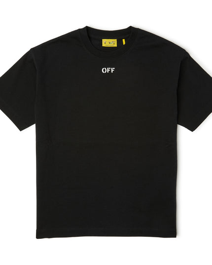 kids atelier offwhite Black Arrow Acrylic T-Shirt