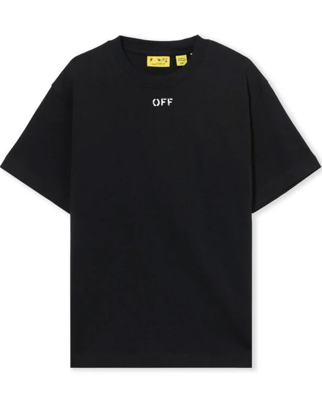 kids atelier off white Black Arrow Paint T-shirt