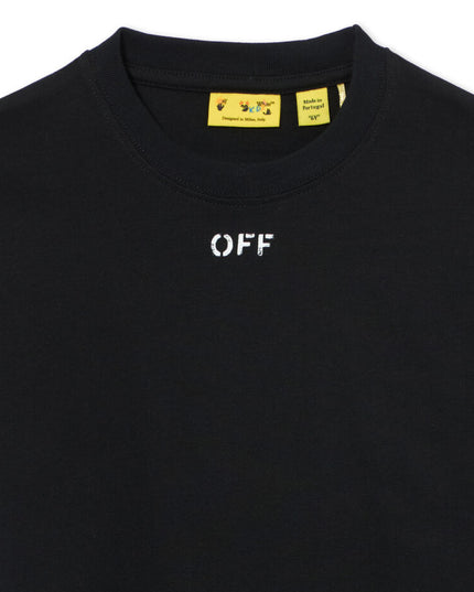 kids atelier off white Black Arrow Paint T-shirt