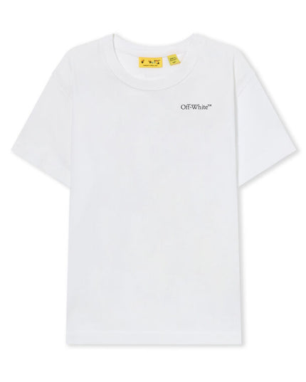 kids atelier off white White Arrow Acrylic T-shirt