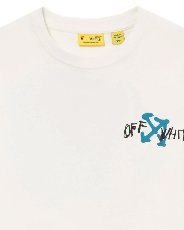 kids atelier off white White Arrow Spray T-shirt