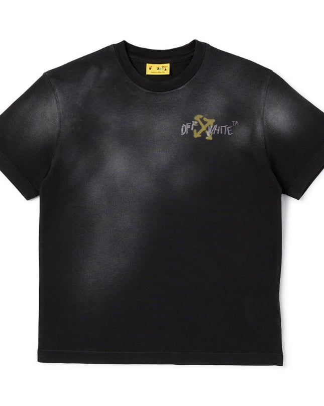 kids atelier off white Black Arrow Spray T-shirt