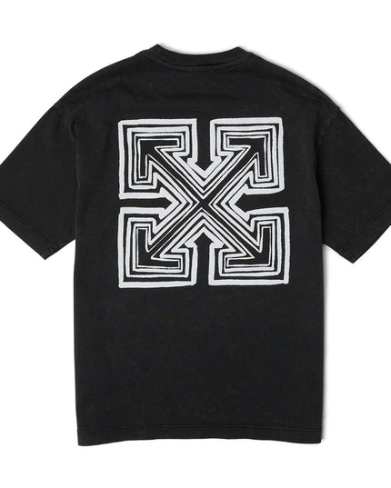 Kids atelier offwhite Black Arrow Monogram Oversized T-Shirt