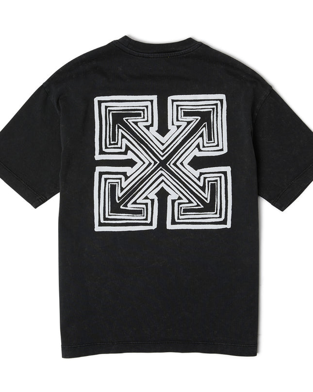 Kids atelier offwhite Black Arrow Monogram Oversized T-Shirt