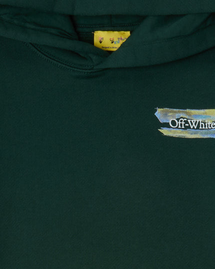 kids atelier offwhite Pine Grove Arrow Watercolor Hoodie