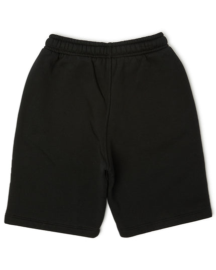 kids atelier offwhite Black Big Bookish Stamp Sweatshorts