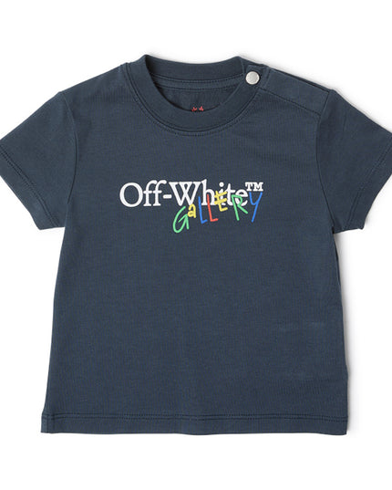 kids atelier offwhite Blue Nights Arrow Gallery T-Shirt