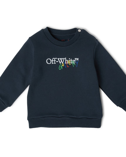 kids atelier off-white Navy Gallery Sweatshirt