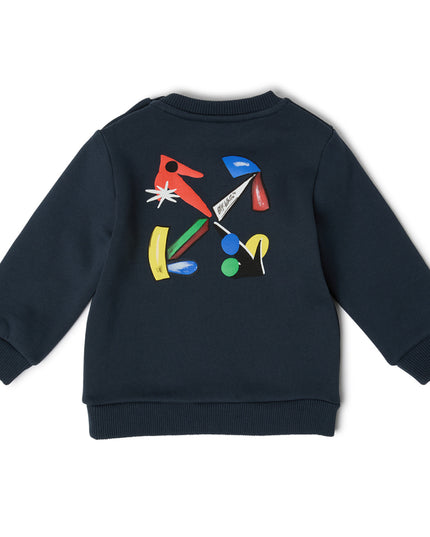 kids atelier off-white Navy Gallery Sweatshirt